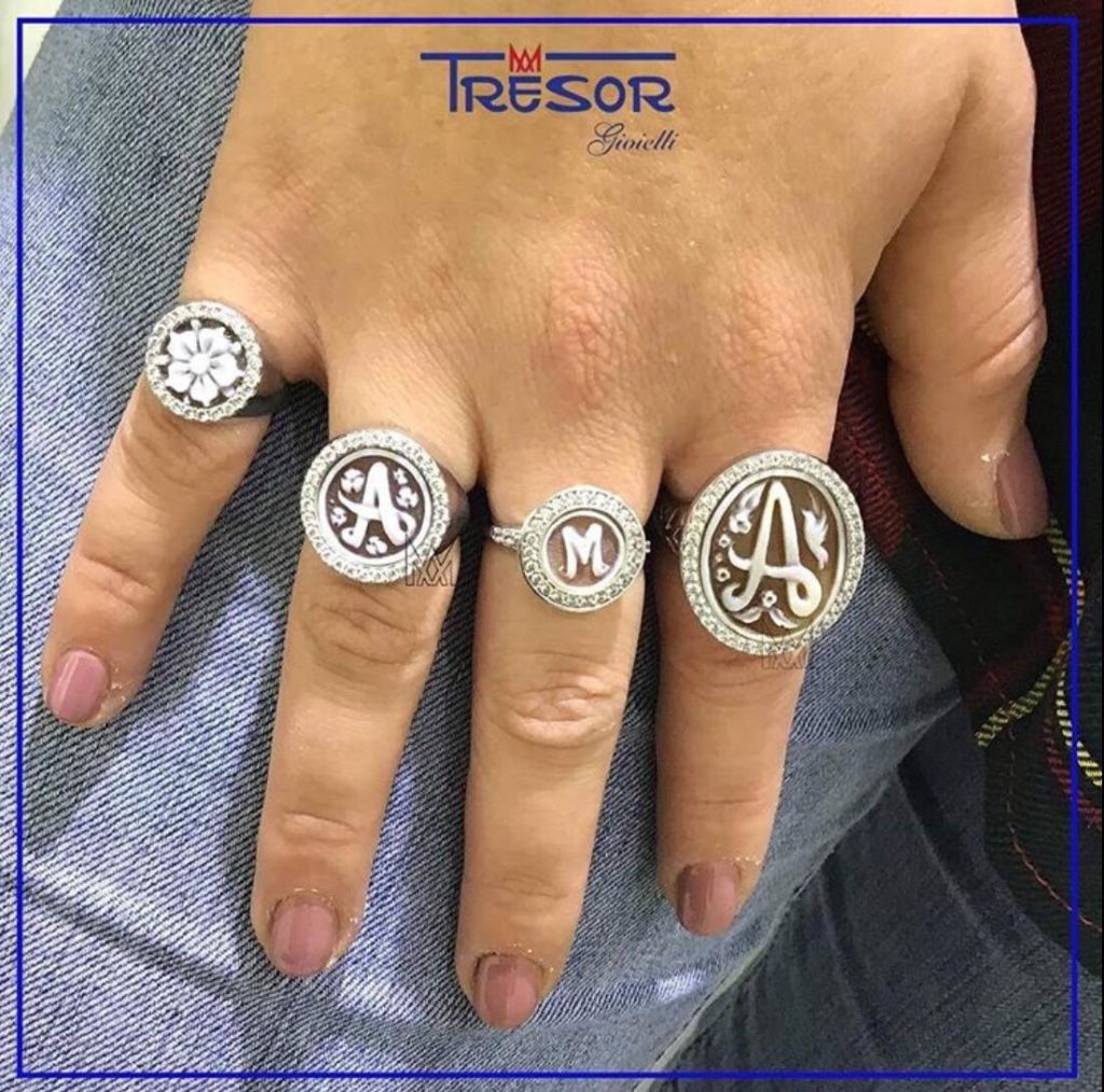 Anello Cammeo Tresor Gioielli Argento 925