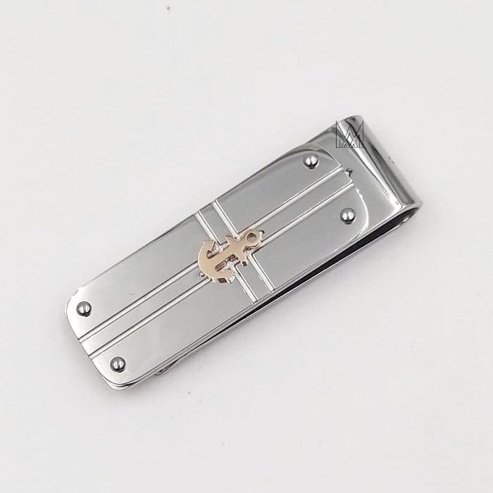 Fermasoldi Uomo Ferma Soldi FERMA SOLDI ACCIAIO ANCORA