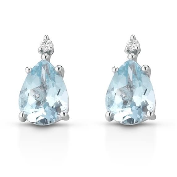 Orecchini A Cerchio Amélie Oro Bianco Topazio - 1429483 • Stroili - Foto 5